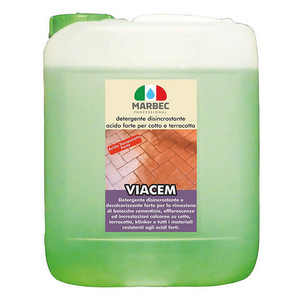Marbec VIACEM 5LT Detergente disincrostante Acido Forte per Cotto e Terracotta